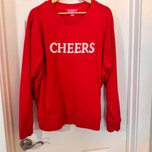 Lilly Pulitzer Ballad Cheers Sweatshirt GUC sz XL